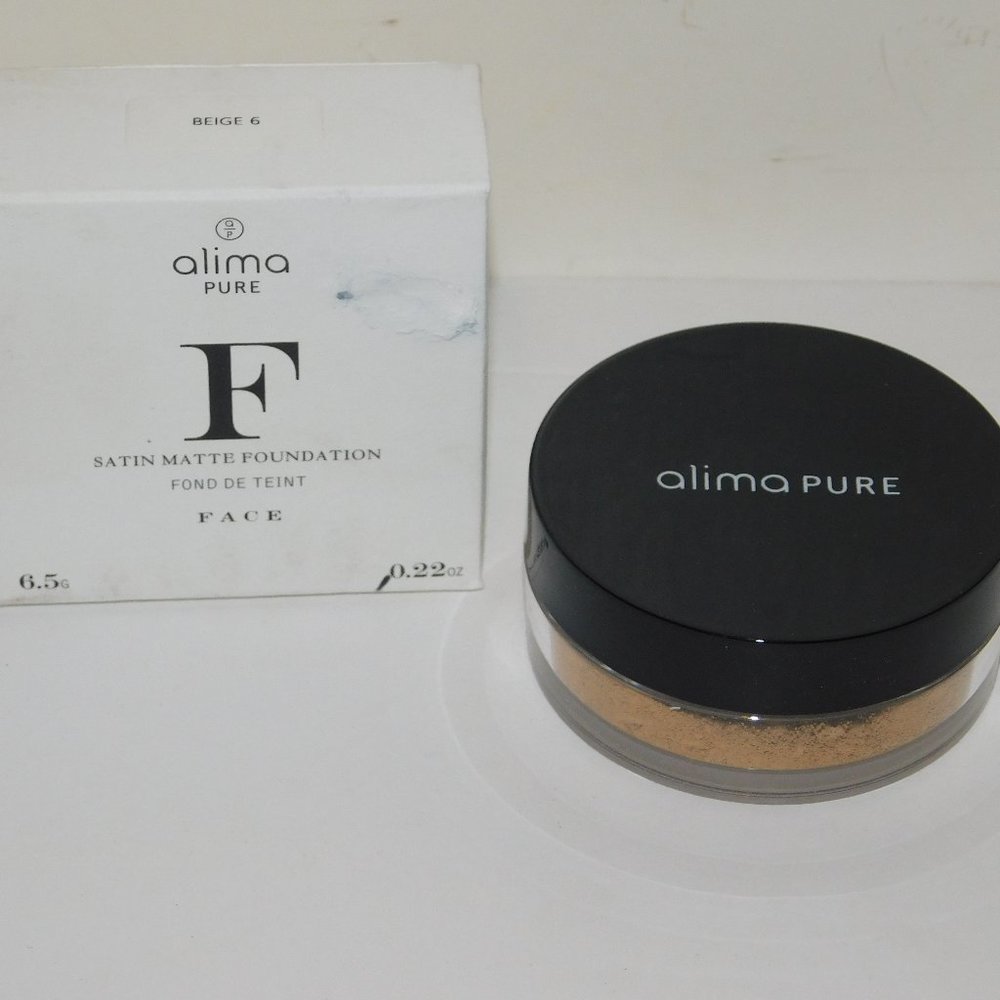 Alima Pure Satin Matte Foundation Beige 6  - 0.22